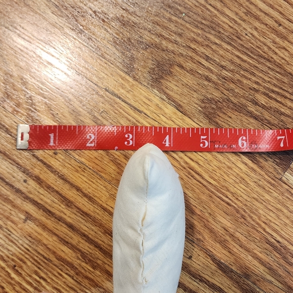 Vintage Unfinished Muslin Fabric Plush Ragg Doll Goose With Beaded Eyes - Picture 5 of 5